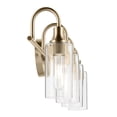 thumbnail image 4 of 55212CPZ Kichler Lighting Kavi - 4 Light Bath Vanity-10 Inch Tall and 31.5 Inch Wide-Champagne Bronze Finish, 4 of 6