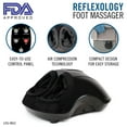 thumbnail image 4 of Daiwa Felicity Reflexology Foot Massager with Heat for Circulation and Pain Relief Shiatsu Massage for Feet, 4 of 7