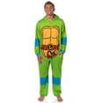 thumbnail image 2 of Teenage Mutant Ninja Turtles Mens' Adult Hooded Union Suit TMNT Character 1PC Costume Sleep Pajama Lounge, 2 of 7