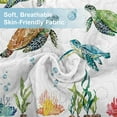 thumbnail image 4 of Davulos 2 Piece Coastal Quilt Sets Twin Size Reversible Microfiber Quilts with Shams Soft Lightweight Beach Bedspread Coverlet Summer Comforter Set, 4 of 7