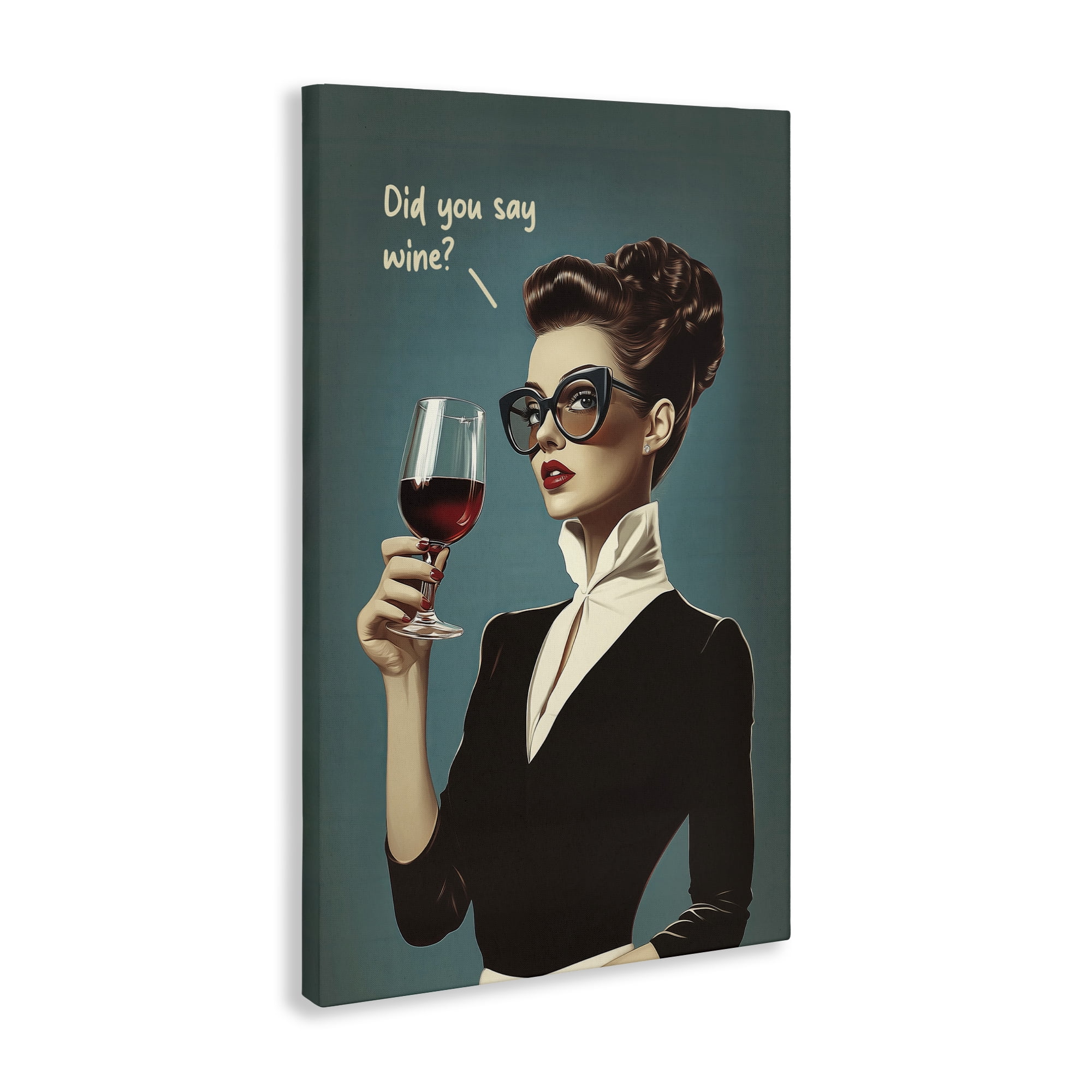 Stupell Industries Did You Say Wine Canvas Wall Art, design by Andreas Magnusson