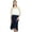 Blue, variant on Bimba Women's Navy Blue Asymmetrical Hem Denim Skirt With Side Zip Closure-S