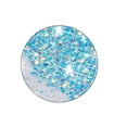 thumbnail image 7 of Allytechgroup Noctiluncent Fluorescent Luminous Phone Case for iPhone 12 Pro / 12 6.1", Bling Glow in The Dark Soft TPU Cover for Women Girls, Shockproof Protective Case, Blue, 7 of 7