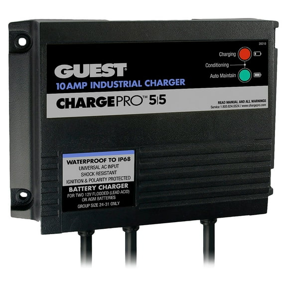 Power Products ChargePro 28210 10A 12/24V On-Board Automotive Battery Charger