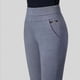 thumbnail image 2 of Pantalones gruesos con forro polar para otoño e invierno, pantalones casuales de cintura alta elásticos para mujer, pantalones adelgazantes grises elásticos, 2 of 2