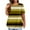 Yellow, variant on breaise Womens Short Sleeve Tops Plus Size Stripe Shirts Loose Fit Crew Neck Shirts Casual Loose Summer Tee Shirts L-5XL