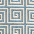 thumbnail image 6 of SAFAVIEH Beach House Edmon Geometric Indoor/Outdoor Runner Rug Cream/Blue, 2' x 8', 6 of 7