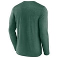 thumbnail image 3 of Men's Heathered Green Michigan State Spartans Go Deep Long Sleeve T-Shirt, 3 of 3