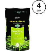 SunGro Black Gold Seeds or Cutting Seedling Germination Mix, 16 Quart 4 Pack
