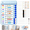 Blue, variant on Owlprince Magnetic Chore Chart, Dry Erase Routine Chart to Do List Checklist Board, ADHD Cleaning Planner Tools, Visual Schedule Board Task Tracker, Christmas Birthday Gifts - Pink