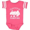 thumbnail image 3 of Inktastic I'd Rather Be Camping Boys or Girls Baby Bodysuit, 3 of 5