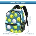 thumbnail image 2 of Tennis Adjustable Shoulder Strap Backpack - Large Capacity, Printed Design, Lightweight - Business Backpack Men, Mini Backpack Toy, Mini Backpack, 2 of 6