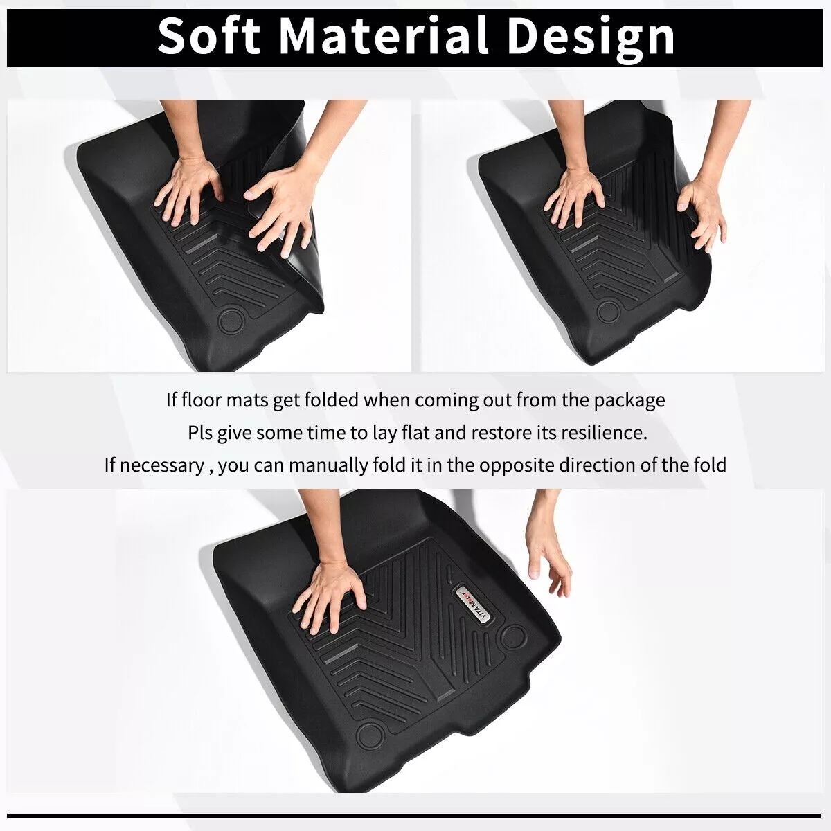 RVNI Floor Mats 3 Row & Cargo Liners For 2021-2023 Jeep Grand Cherokee L All Weather