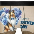 thumbnail image 4 of Collie Proud Dad Happy Father's Day All Over Print Boxer Briefs Underwear for Men Dad Collie Dog Lover Gifts Idea - 02008, 4 of 6