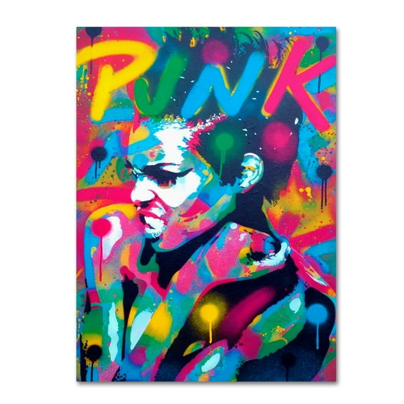Trademark Fine Art 'Punk' Canvas Art by Abstract Graffiti