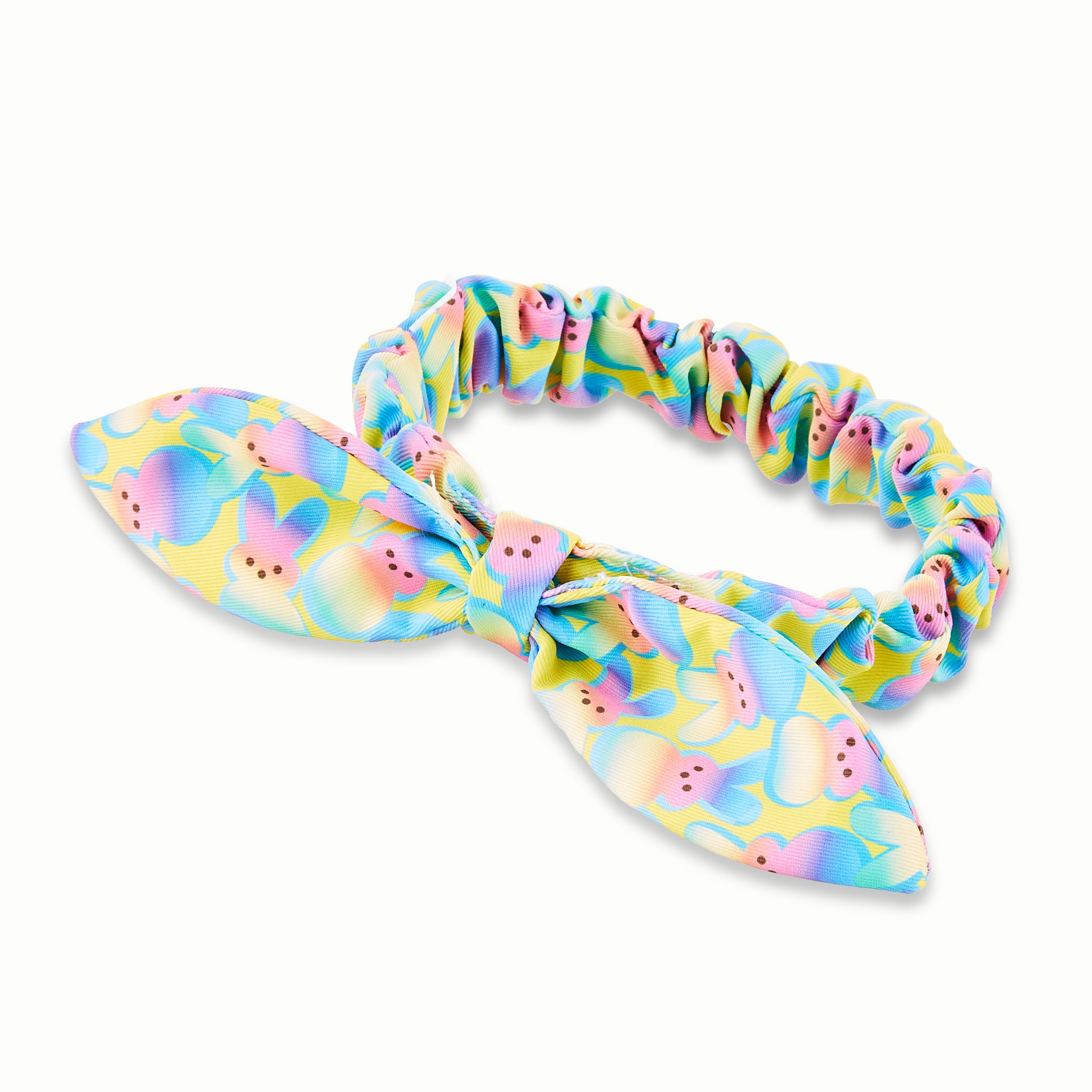 Kids Easter Peeps Plush Bunny Rainbow Slippers (One Size Fits Most)