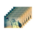thumbnail image 4 of MKHERT Vintage Close Up of The Statue of Liberty in New York City Placemats Table Mats for Dining Room Kitchen Table Decoration 12x18 inch,Set of 6, 4 of 4