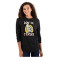 thumbnail image 3 of Woodsy Owl Don't Litter Retro Cartoon Long Sleeve TShirt Men Women Brisco Brands S, 3 of 6