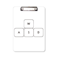 thumbnail image 1 of Teclado símbolo ASWD Portapapeles Carpeta de escritura Placa de soporte A4, 1 of 4