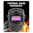 thumbnail image 4 of Welding Helmet Welder Mask Chameleon Large View True Color Solar Power Auto Darkening Welding Mask For Arc Weld Grind Cut ,Precision Temperature Control, 4 of 7