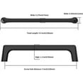 thumbnail image 2 of 30 Pack 5 Inch(128mm) Matte Black Cabinet Pulls Cabinet Handles Cupboard Handles Kitchen Cabinet Hardware for Cupboard Drawer Pulls, 2 of 7