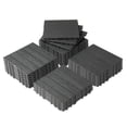 thumbnail image 3 of IVV 27 Pack Plastic Interlocking Deck Tiles, 12"x12" Waterproof Outdoor Flooring All Weather Use, Patio Floor Decking Tiles for Porch Poolside Balcony Backyard, Dark Gray, 3 of 9
