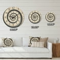 thumbnail image 4 of Designart 'Analog Wall Time Spiral ' Modern Wood Wall Clock, 4 of 5