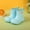 Light Blue, variant on Lujianch Kids Rain Boots For Boys Lightweight Slip Mid Calf Rubber Boots Comfortable Soft Sole Casual Outdoor Footwear For Toddler And Youth Boys Hiking Boots