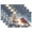 A776, variant on Ryvnso Placemats Set of 4 Cardinal on Christmas Tree Dining Mats Heat-Resistant Non-Slip Washable Table Mat
