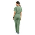 thumbnail image 4 of Strictly Scrubs Women’s Scrub Set – Includes V-Neck Top and Elastic Pant (Medium, Seaspray), 4 of 7
