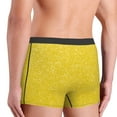 thumbnail image 5 of JUNZAN Yellow Glitter Mens Underwear Boxer Briefs for Men’s - Medium, 5 of 9