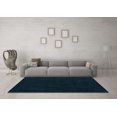 thumbnail image 3 of Ahgly Company Indoor Round Abstract Light Blue Modern Area Rugs, 5' Round, 3 of 4