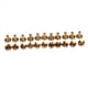 thumbnail image 5 of 20x Perno del Boton Macizo de Laton de Clavos de Tornillo Tornillo de Vuelta Cinturon de del Remache 8mm, 5 of 5