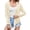Beige, variant on Womens Sheer Tie Knot Bolero Cardigan Summer Long Sleeve Lightweight Open Front Cover Up Crop Tops
