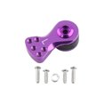 thumbnail image 1 of facefd Section Force Servo Protection Résistance à l'Usure Bras de Direction Demi-Servo Bras 1/8 Télécommande Bateau M/noir L/violet, 1 of 6