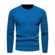 thumbnail image 1 of Primavera y otoño de los hombres Nuevos hombres jóvenes Prendas de punto Slim Fit Cuello redondo Suéter Suéter Camisa de fondo de color sólido informal Suéter de gran tamaño Pompotops oipoqjl39708, 1 of 1