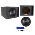 thumbnail image 1 of RE Audio SEX12D2 V2 SEXV2 12" 750W RMS Car Subwoofer+Vented Sub Box Enclosure, 1 of 10