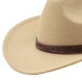 thumbnail image 7 of XZNPDUCQ Summer Sun Protection Wide Brim Hat Classic Western Cowboy Hat For Boys And Girls With Upturned Brim, 7 of 7