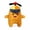 Burnt Peanut Sprite, variant on Game Inspired Sprite Plush, 7.9 Inches Game Spirit Plush Series,1PCS Soft Stuffed Character Plush for Collectors & Gaming Enthusiasts & Fans Gift, Water Sprite