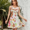 thumbnail image 7 of Lollipop Food Candy Sundress Sleeveless Dress Summer Women Clothes Dress for Women Dresses, 7 of 7