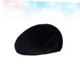 thumbnail image 4 of unbranded Sombrero Beret Negro Para Con Protección De Orejas Cómodo Y Para Temporada Fría, 4 of 8