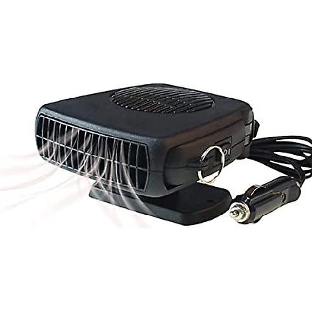 Car Heater, 12v/24v Portable Heater , Defrosting Electric Heater Fan With Cigarette Lighter Plug