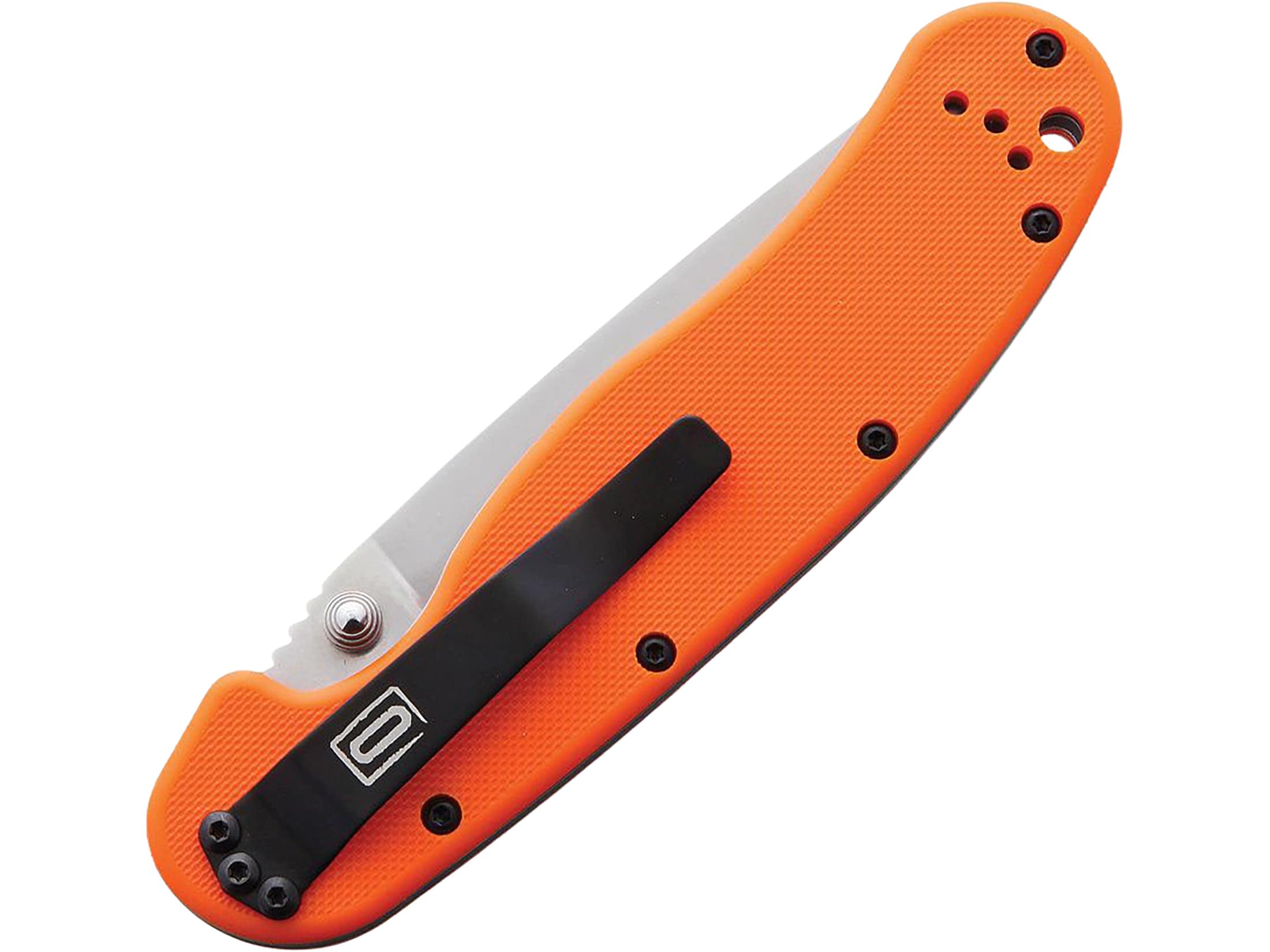 Ontario RAT 1 Pocket Knife 3.6" Drop Point D2 Satin Blade Nylon Handle Orange