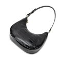 thumbnail image 4 of WSRYDJDL Crescent Bolsos de hombro para mujer lindo Hobo Tote bolso debajo del brazo monederos mini bolso de embrague con cierre de cremallera, 4 of 5