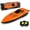 Orange, variant on Tigozz Remote Control Boat, 2.4GHz Dual Motor RC Speedboat for Pools and Lakes, Waterproof Outdoor Water Toy for Boys Girls Ages 6+