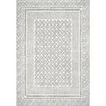 thumbnail image 2 of JONATHAN Y MOROCCAN HYPE 5 x 8 Area Rug, Athens Geometric Boho - Gray/Cream, MOH107A-5, 2 of 9