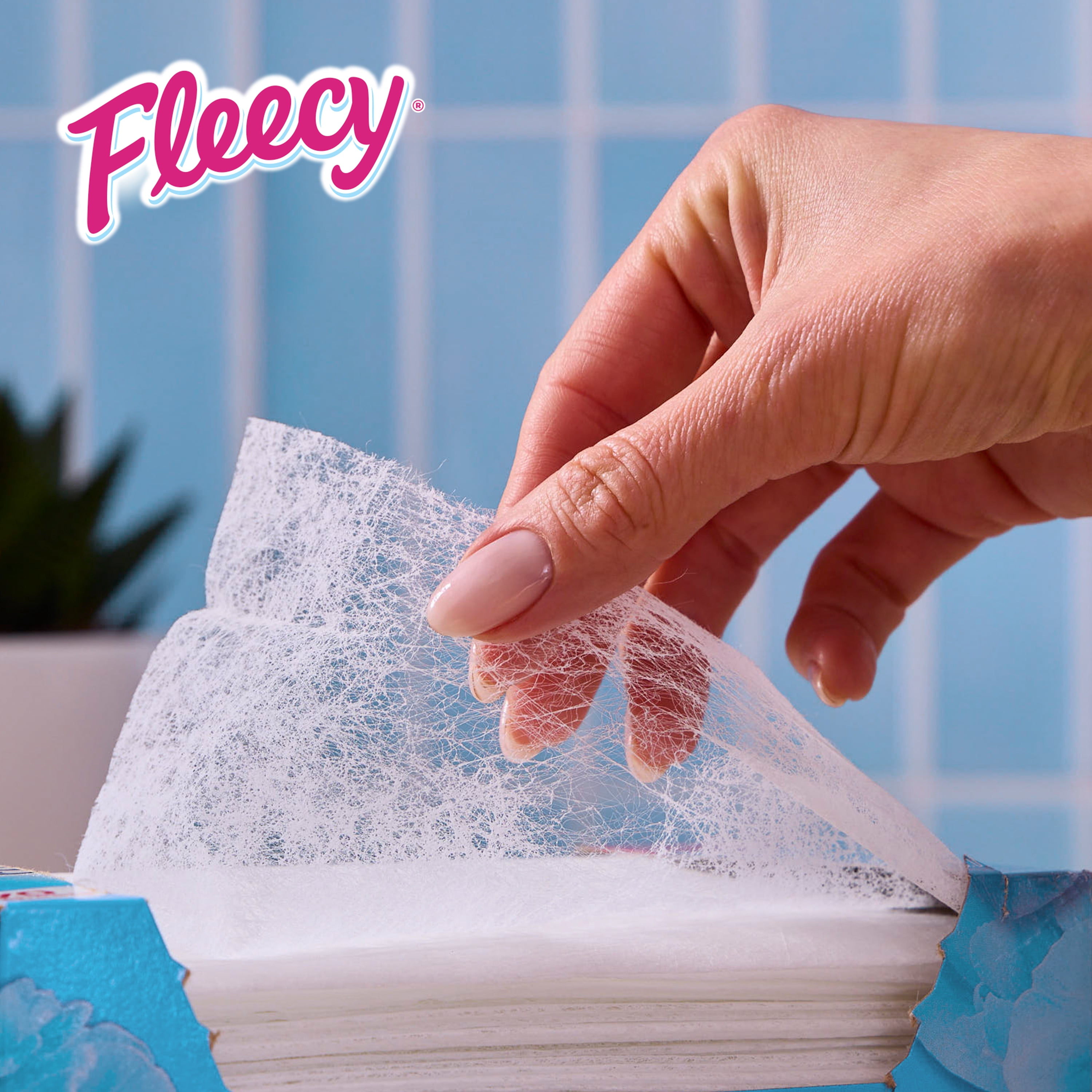 Fleecy Feuilles Assouplissantes pour Sécheuse, Assouplissant à Linge, Parfum Air Frais, 80 feuilles