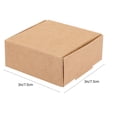 thumbnail image 2 of HAMPPLIES Paper Boxes Shipping Paper Boxes Khaki Simple and Practical 25Pcs, 2 of 8