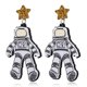 thumbnail image 2 of Fiudx Liquidación De Ofertas Flash Pendientes De Accesorios De Pendientes De Astronauta Nuevo Europeo Y Americano, 2 of 4