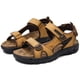 thumbnail image 4 of Sandalias para caminar de cuero genuino Sandalias de playa con soporte para el arco Sandalias deportivas para hombres, 4 of 9